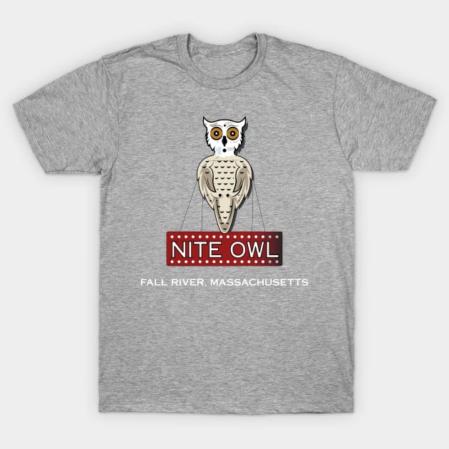 Nite Owl Fall River Vintage T-Shirt by Gimmickbydesign